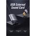 USB-Ljudkort 3.5mm in/ut