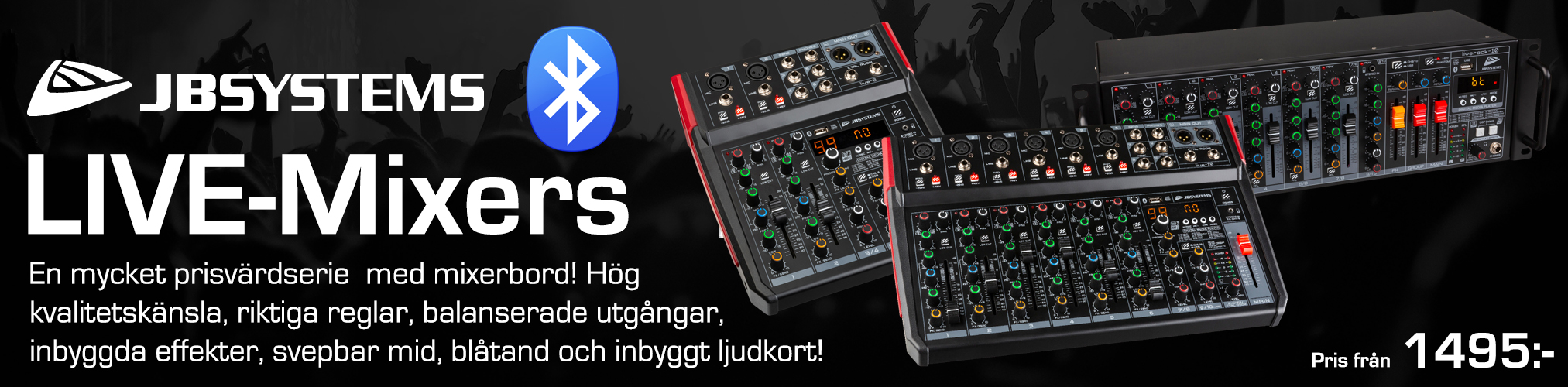JB Systems Live Mixers